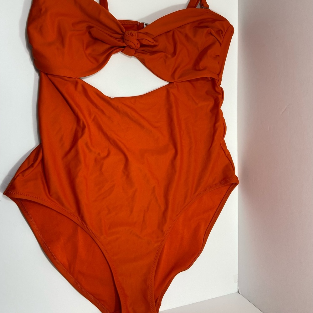 One piece swimsuit with cut outs